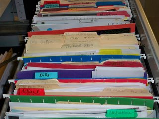 organize file cabinet